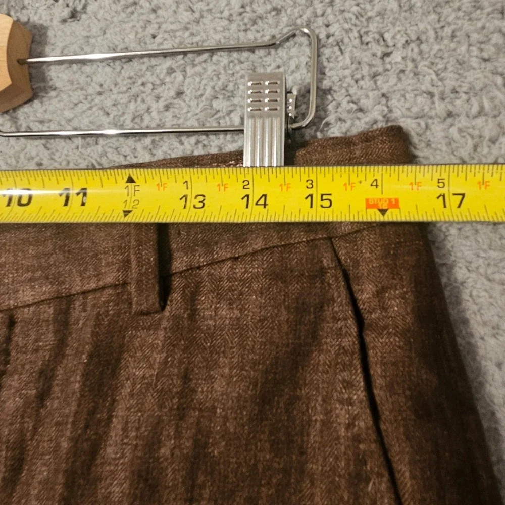 Murano Alex Slim Fit Pants Mens Size 32x34 Brown Baird McNutt Irish Linen